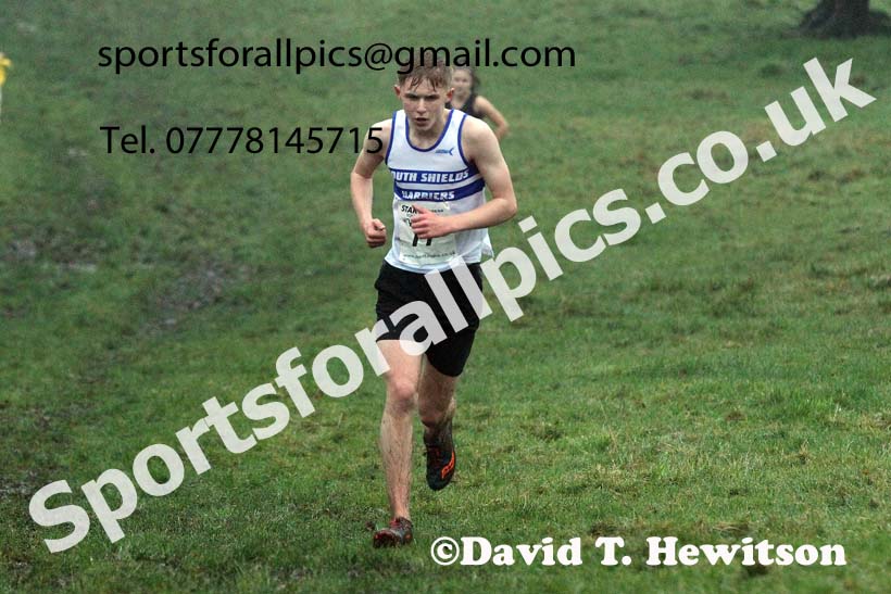 Mens under-17s, NECAA Junior Cross Country Relays, Thornley Farm, Peterlee, Saturday, December 12th. Photo: David T. Hewitson/Sports for All Pics